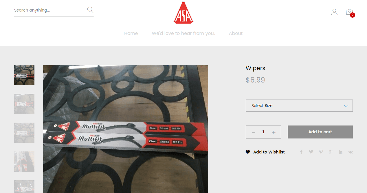 WordPress Woocommerce web site